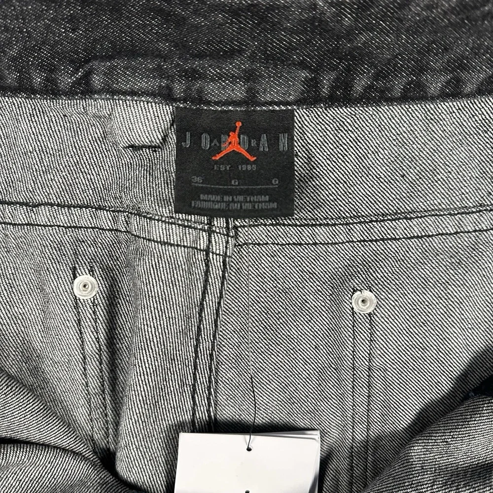 NIKE JORDAN DENIM PANTS SIZE 36 Loose Fit (HF9291 010) WASHED BLACK $120‎